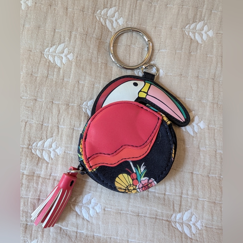 Tucan Change Purse Key ring Vera Bradley